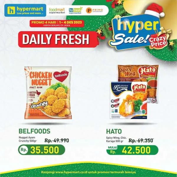 Promo JSM Hypermart Hyper Diskon Weekend Periode 1-4 Desember 2023