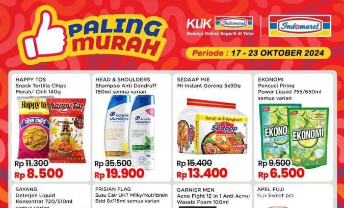 Promo Indomaret 17-23 Oktober 2024, Promo Paling Murah Terbaru dan Hemat Minggu Ini