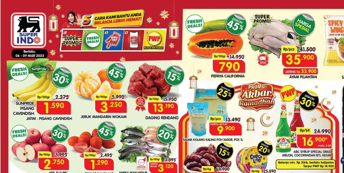 Katalog Promo Superindo Terbaru 6-9 Maret 2023, Super Promo dengan Harga Spesial