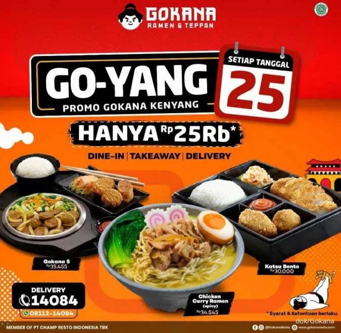 Promo Gokana 25 November 2022 Paket Goyang 25