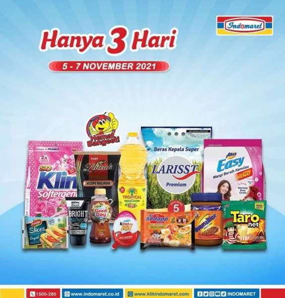 Promo Indomaret Hanya 3 Hari 5-7 November 2021, Dapatkan Masker Medis Beli 1 Gratis 1