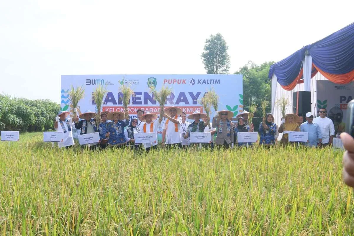 Pupuk Kaltim Targetkan 100.000 Hektar Gabung Program MAKMUR, Perkuat Ketahanan Pangan