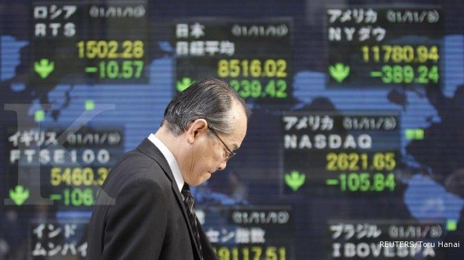 Nikkei jatuh dari level tertinggi tujuh bulan