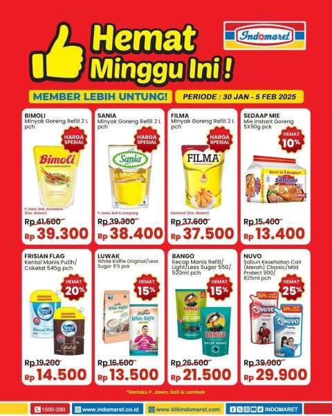 Promo Indomaret 30 Januari-5 Februari 2025 Hemat Minggu Ini