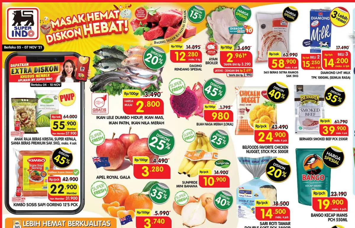 Promo JSM Superindo 5-7 November 2021, banyak diskon besar di akhir pekan