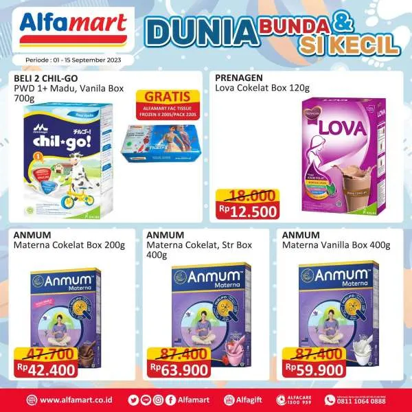 Promo Alfamart Dunia Bunda & Si Kecil Periode 1-15 September 2023