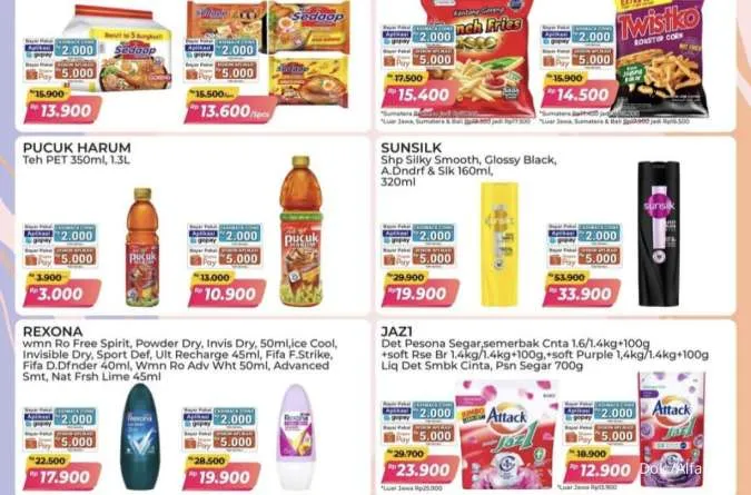 Promo PSM Alfamart Periode 1-7 Oktober 2025, Teh Pucuk 1 Liter Bayar Rp 10.900