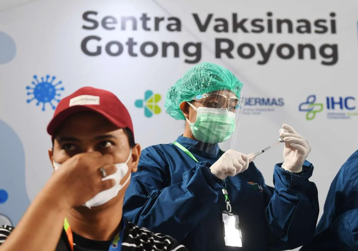 Vaksin gotong royong untuk perusahaan terus berjalan, stok tinggal 400.000 dosis