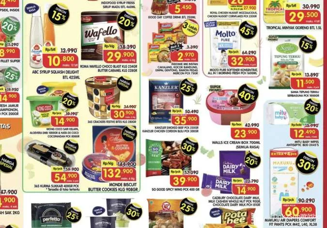 Promo Superindo Weekday 26-29 Januari 2026, Es Krim-Keju Mozzarella Diskon hingga 40%