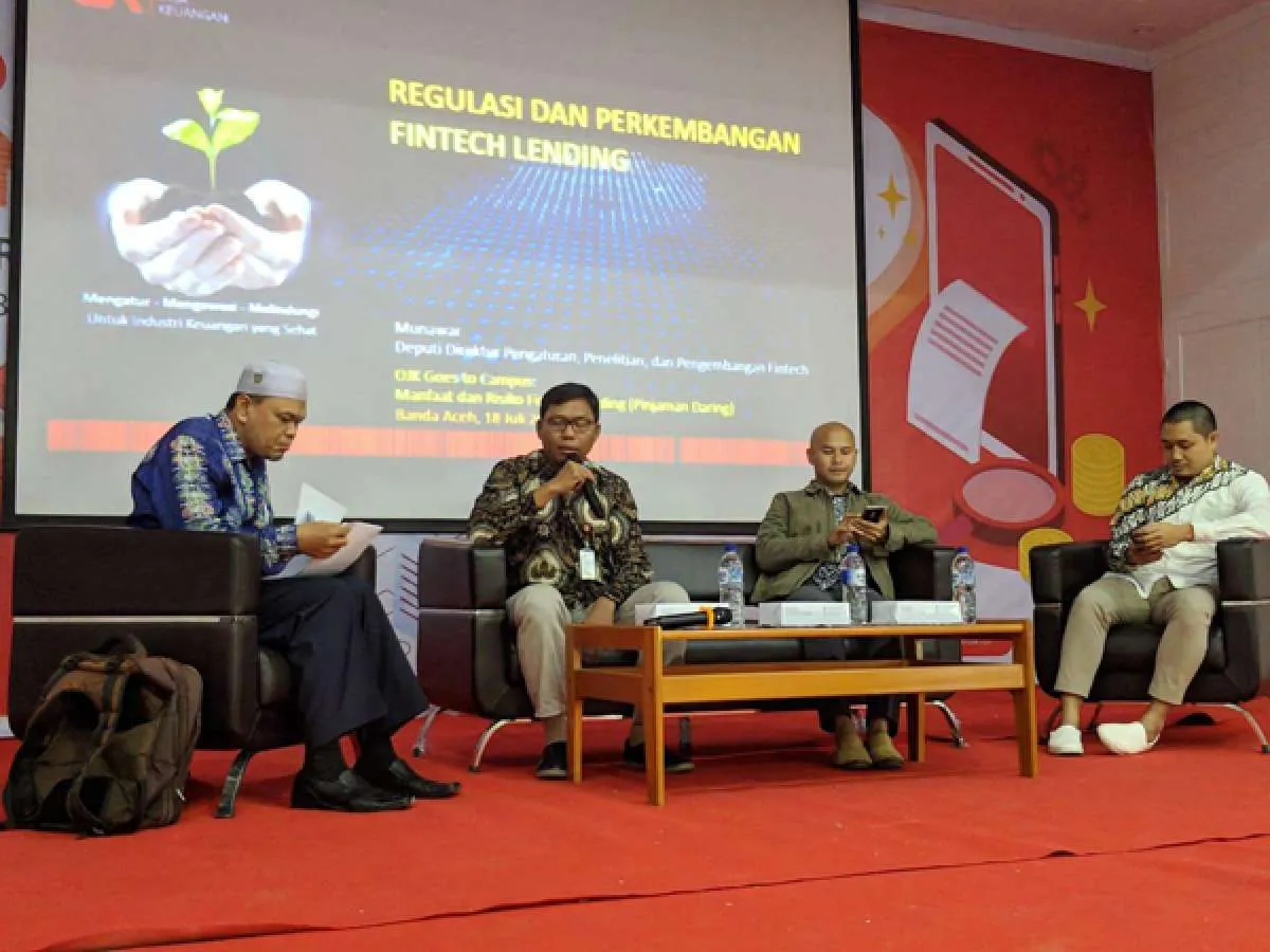 Penyaluran pinjaman fintech lending di Aceh hanya 0,3% dari total nasional