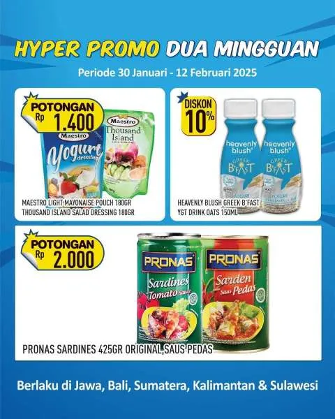 Promo Hypermart Dua Mingguan Periode 30 Januari-12 Februari 2025