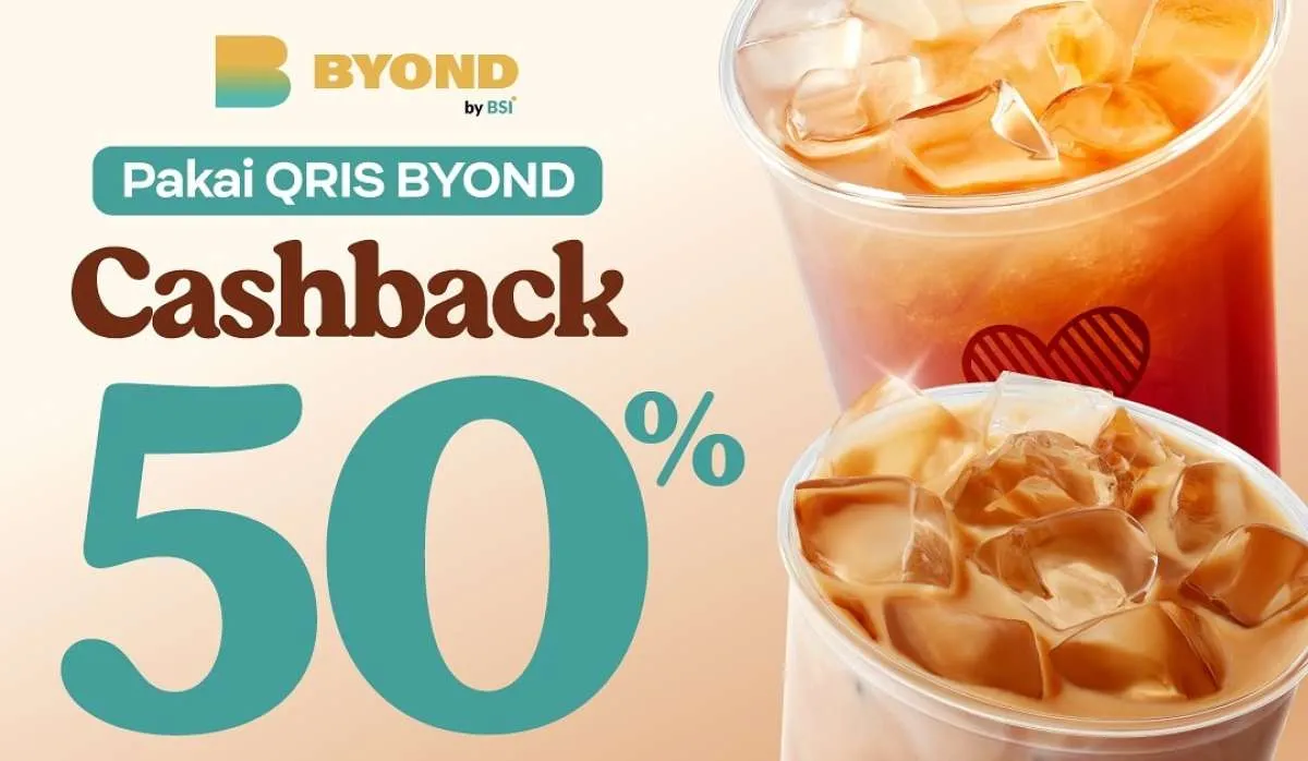 Promo Kopi Kenangan dengan Byong by BSI hingga Bank Saqu, Cashback Sampai 50%
