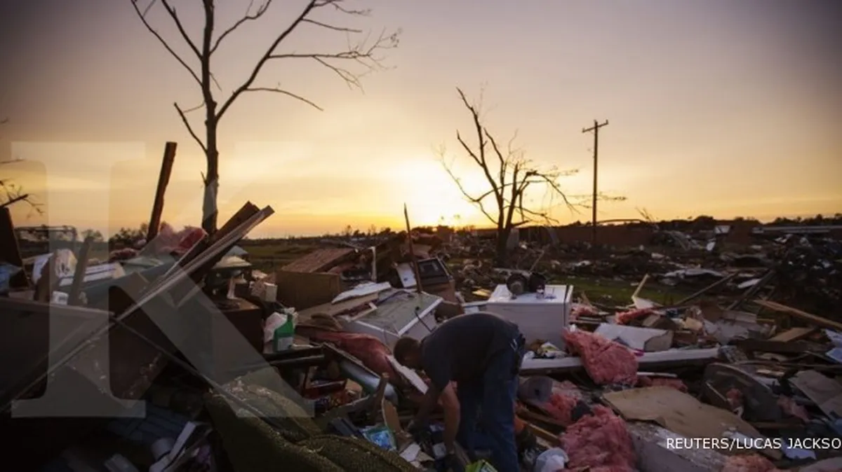 Tornado kembali terjang Oklahoma, lima tewas