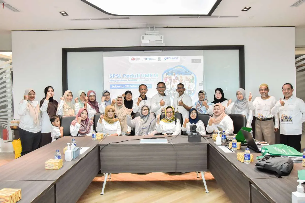 Dorong UMKM Naik Kelas, Subholding Pelindo Serahkan Sertifikat Halal  