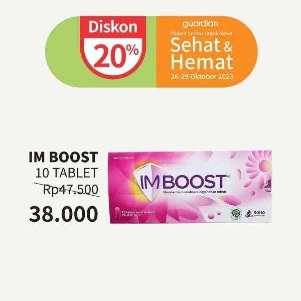 Promo Guardian Sehat & Hemat Hanya 4 Hari Periode 26-29 Oktober 2023