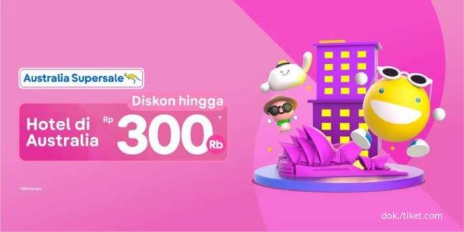 Promo Hotel Australia di Tiket.com, Dapatkan Diskon Hotel Hingga Rp 300.000