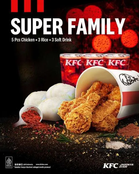 Promo KFC Super Family Paket Ayam Goreng