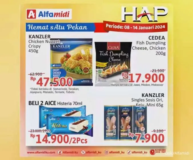 Promo Alfamidi Hemat Satu Pekan Periode 8-14 Januari 2024