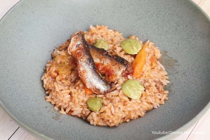 Resep Nasi Sarden Rice Cooker, Ide Masakan Super Singkat di Kala Sibuk