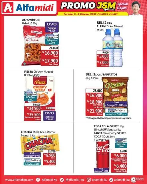 Promo JSM Alfamidi Hanya 4 Hari Periode 2-5 Oktober 2025