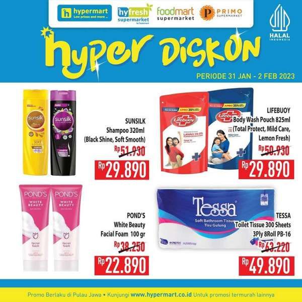 Katalog Promo Hypermart Hyper Diskon Weekday Periode 31 Januari-2 Februari 2023