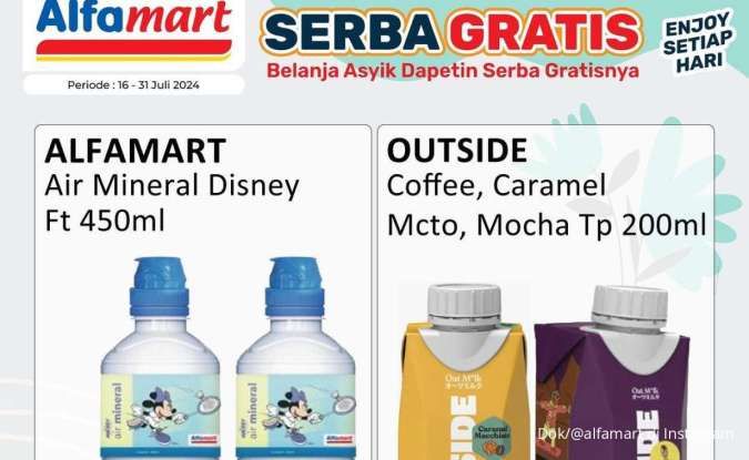 Promo Alfamart Serba Gratis 16-31 Juli 2024, Oatside Sampai Rapika Beli 2 Gratis 1