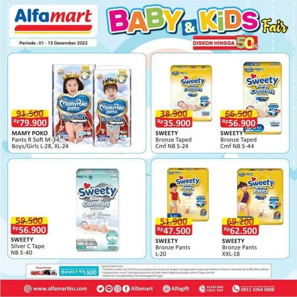 Promo Alfamart Baby & Kids Fair Periode 1-15 Desember 2022