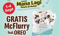 Promo McD 1-4 September 2025, Upsize Paket Hemat atau PaNas Dapat Gratis McFlurry
