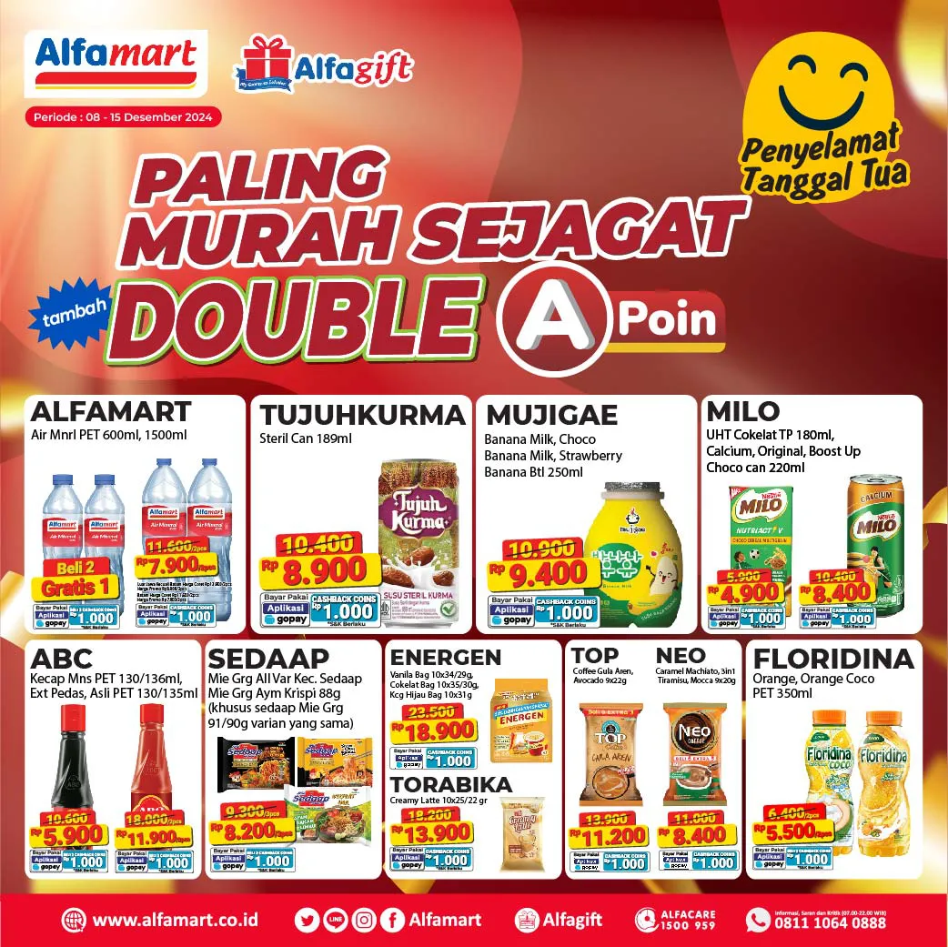 Promo Alfamart Paling Murah Sejagat Periode 8-15 Desember 2024