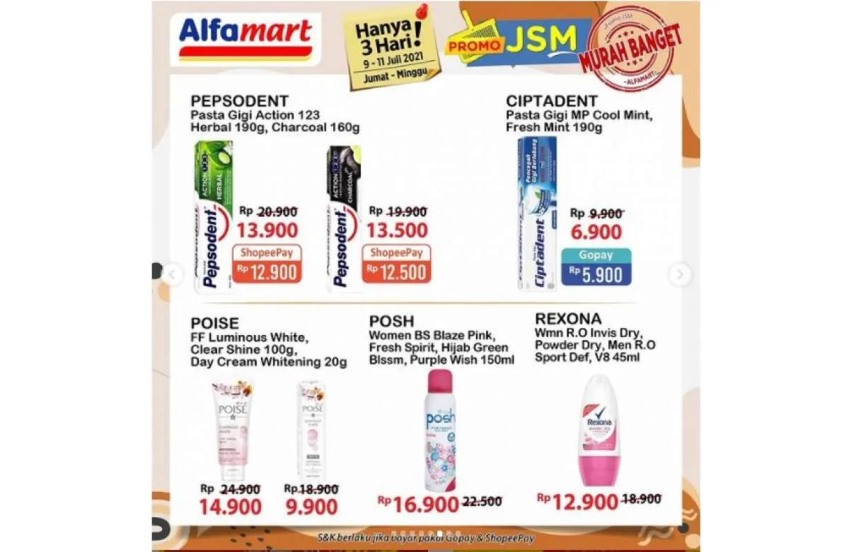  Promo JSM Alfamart Paling Baru, diskon 9-11 Juli 2021! 