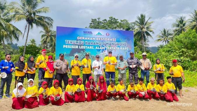 Hengjaya Galang Restorasi Mangrove dan Terumbu Karang di Morowali