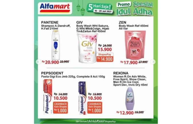 Promo JSM Alfamart 16-20 Juli 2021