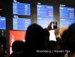 Bursa Asia bergerak liar akibat komoditas dan yen