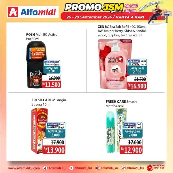 Promo JSM Alfamidi Hanya 4 Hari Periode 26-29 September 2024