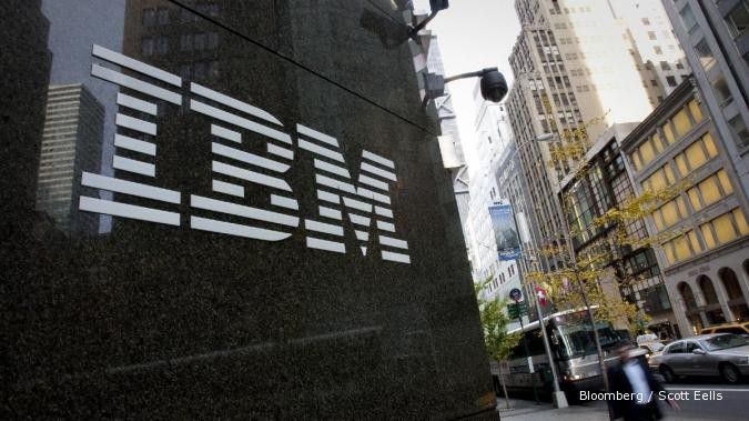 Penjualan IBM turun akibat krisis utang Eropa