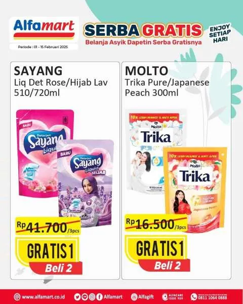 Promo Alfamart Serba Gratis Periode 1-15 Februari 2025