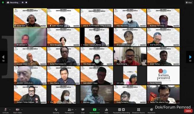 Rapat Anggota Pilih Ketua Forum Pemred, Penasihat, dan Pengawas 2021-2024 Secara Aklamasi