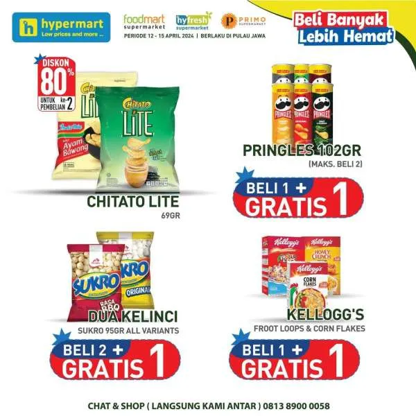Promo Hypermart Beli Banyak Lebih Hemat Periode 12-15 April 2024