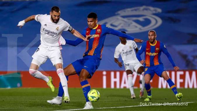 Real Madrid vs Barcelona: Tumbangkan Blaugrana 2-1, Los Blancos ke pucuk La Liga 