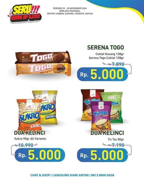 Promo Hypermart Serba Rp 5.000 Periode 22-28 November 2024