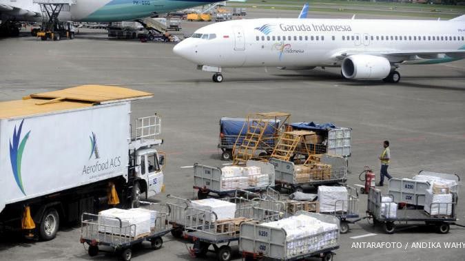 Bisnis boleh lengang, tapi Garuda tetap untung