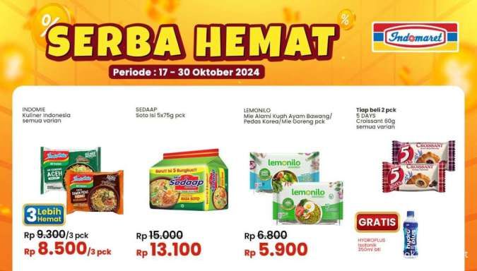 Promo Indomaret Serba Hemat Periode 17-30 Oktober 2024, Aneka Nugget Diskon Rp 10.000