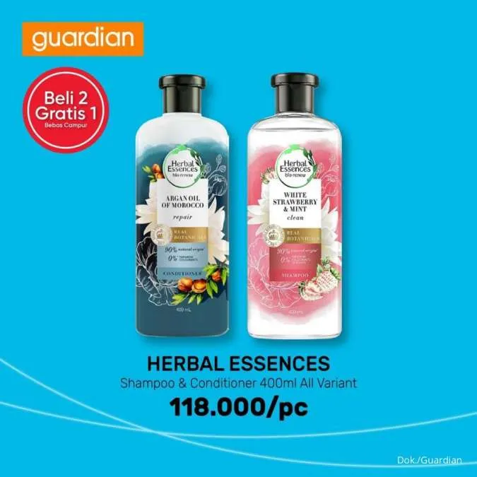 Promo Guardian Beli 2 Gratis 1 Periode s/d 20 April 2022