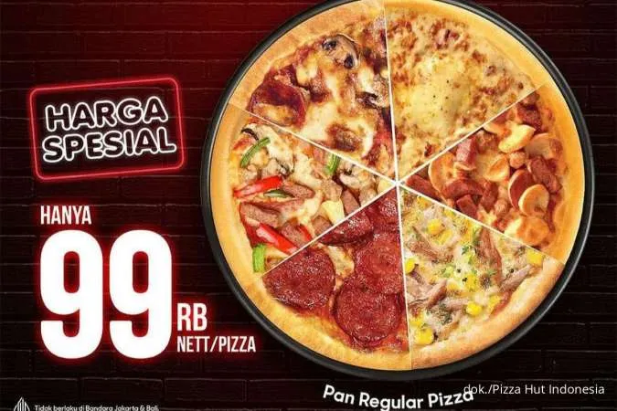 Promo 9.9 Pizza Hut 4-12 September 2023, Pesan Pan Regular Pizza Cuma Rp 99.000