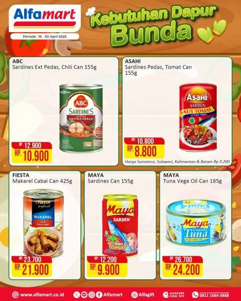 Promo Alfamart Kebutuhan Dapur Periode 16-30 April 2025