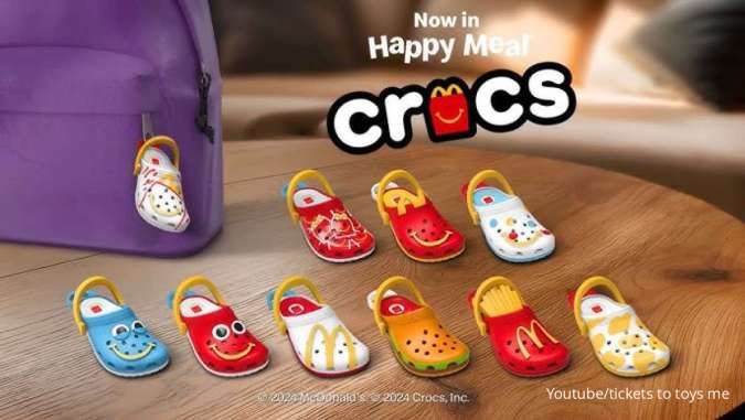 Promo McD Happy Meal Seri Sandal Crocs Toys Terbaru Cuma sampai 17 Oktober 2024