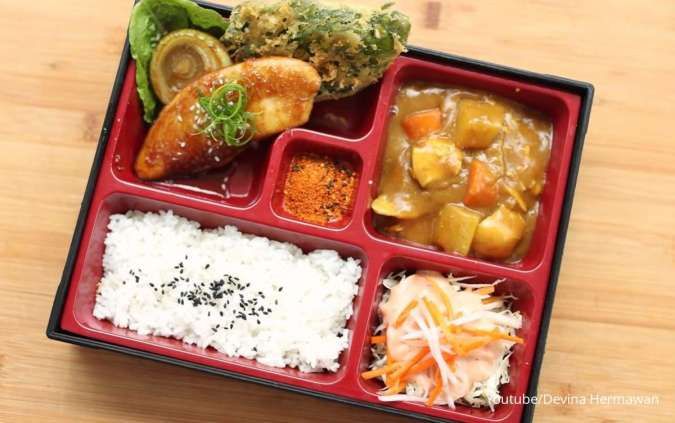 Resep Fish Teriyaki Bento dengan Chicken Curry ala Restoran Jepang