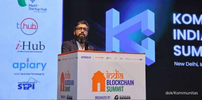 Kommunitas Sabet Emerging Launchpad of the Year di India Blockchain Summit 2024