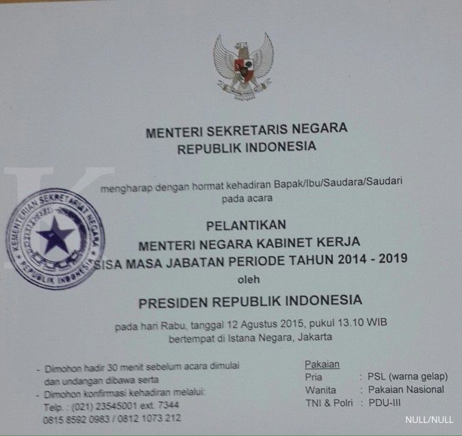 Reshuffle kabinet, Thomas Lembong datangi Istana