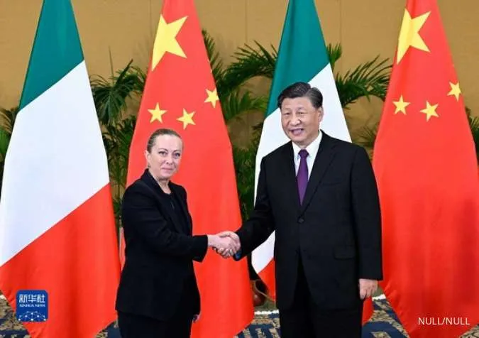 Meeting in Beijing, China's Xi and Italy's Meloni Discuss Conflicts